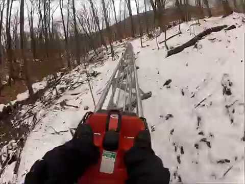 See the chilly fun to be had on the Mountain Coaster at Holiday Valley!